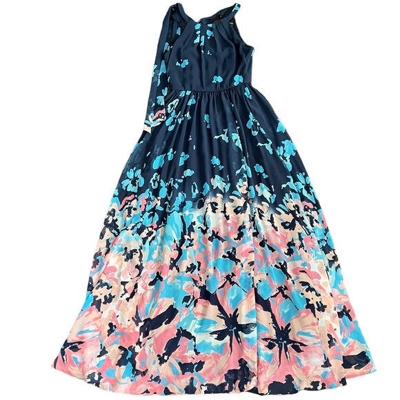 Betsy& Adam maxi flowing halter dress size 10 made is USA - Picture 2 of 7